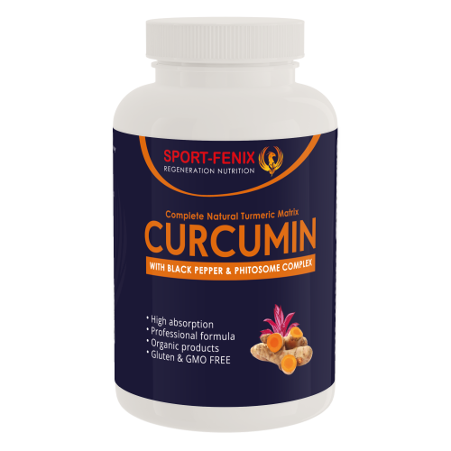 Натуральна добавка CURCUMIN повного спектру дії, TM SPORT-FENIX, 120 капсул