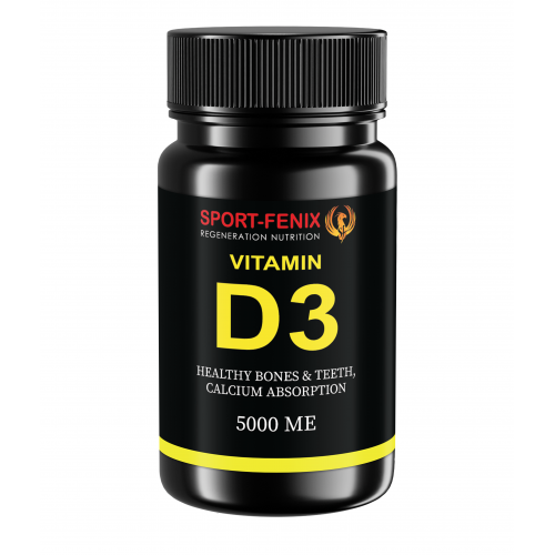 Вітамін D3 5000 МЕ, TM SPORT-FENIX, 60 таблеток