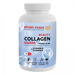 Колаген Beauty з Вітаміном А Collagen Marine Type 1&3 TM SPORT-FENIX,120 капсул