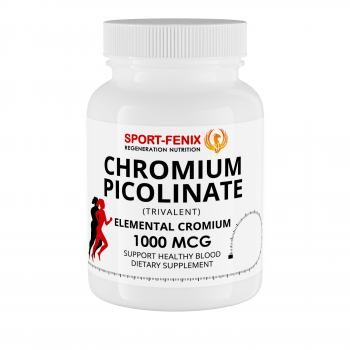 Хром піколінат, Chromium Picolinate, SPORT-FENIX, 1000 мкг, 120 капсул