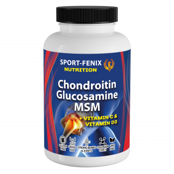 Захист суглобів Хондроітин Глюкозамін MSM + Vitamins С&D3 ТМ SPORT-FENIX, 90 капсул